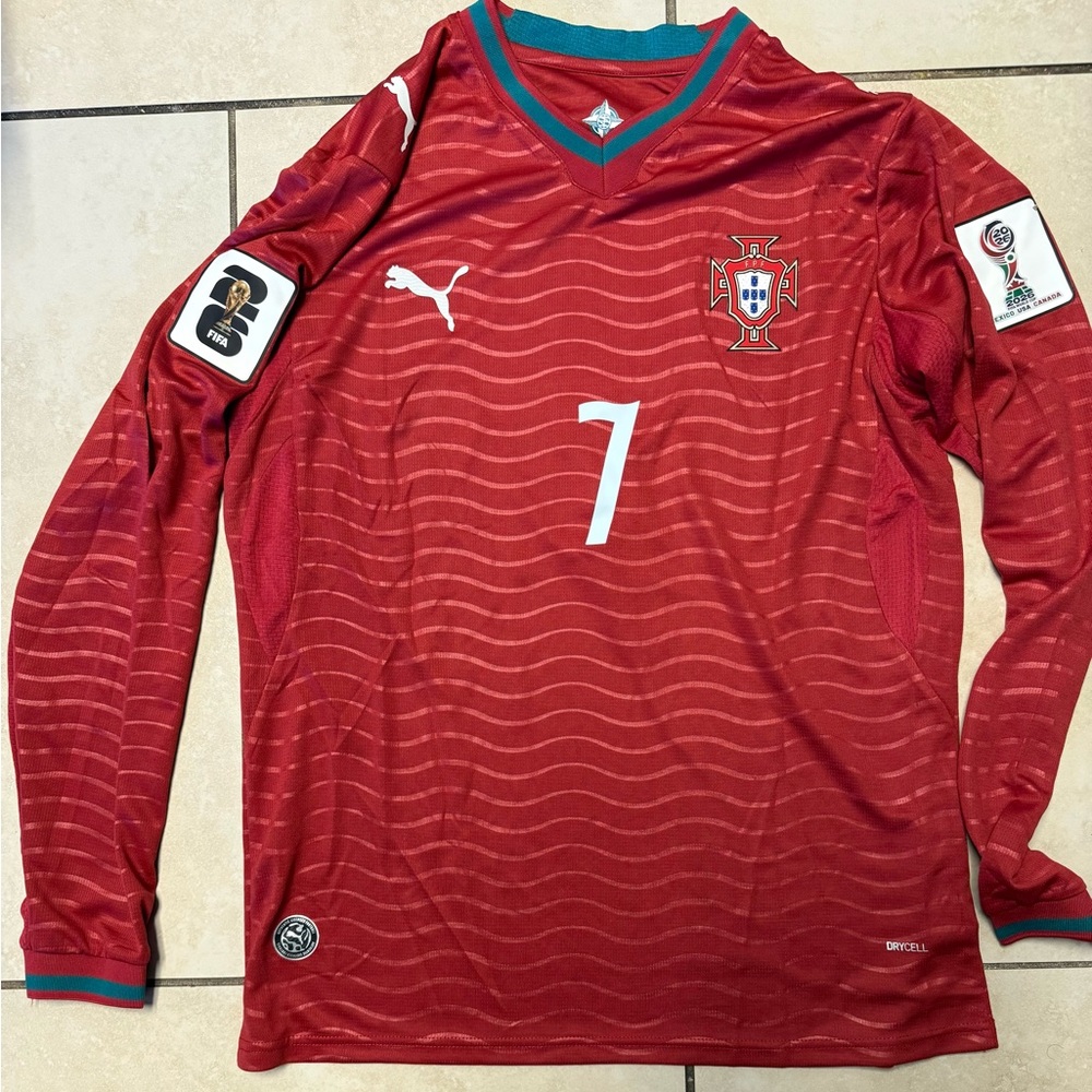 Cr7 cristiano ronaldo brand new soccer jersey world cup 2026 portugal puma